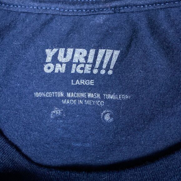 Yuri On Ice Chibi Graphic Yuri Yuuri Victor T-Shirt Unisex Anime Size L Large - Picture 3 of 7